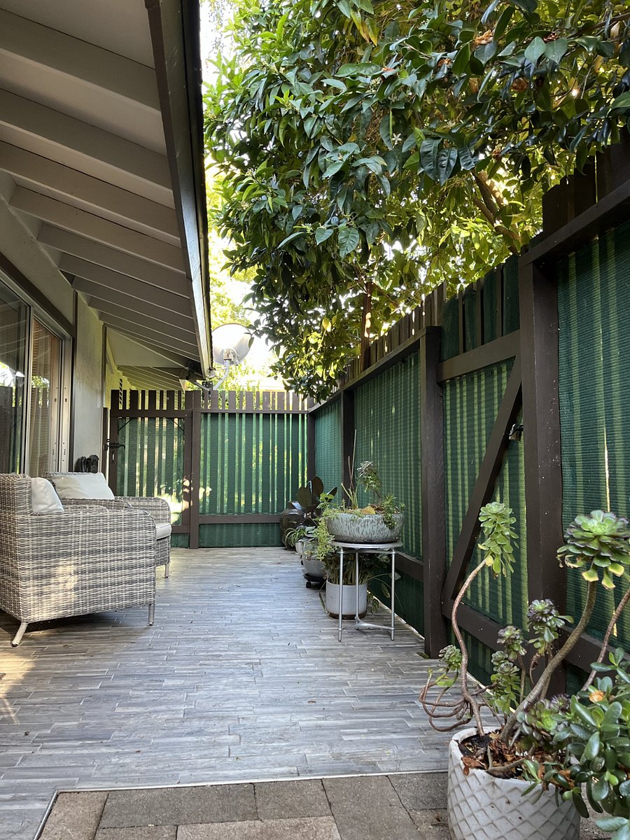 Private patio