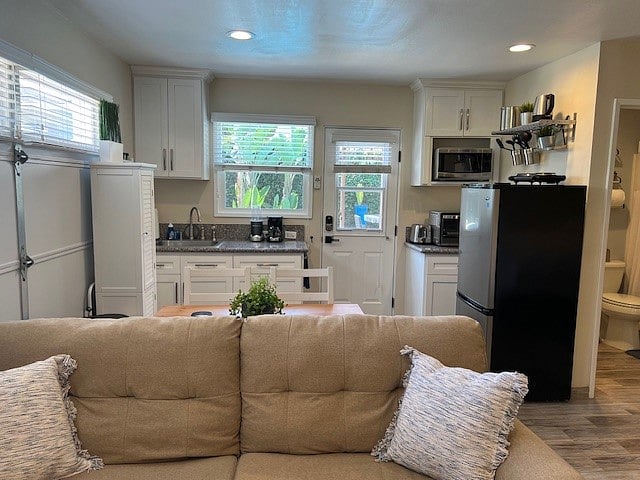Living Room Kitchen View