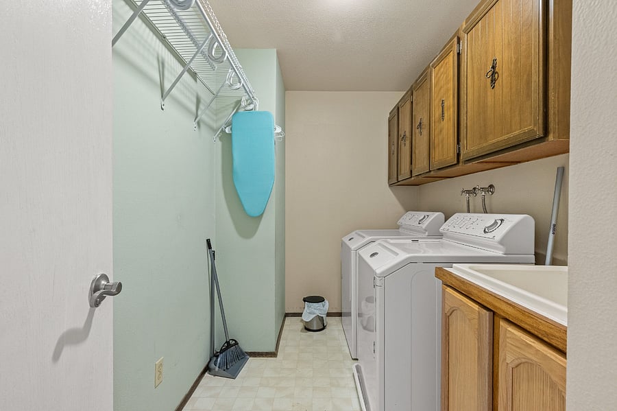 LAUNDRY ROOM - WASHER AND DRYER