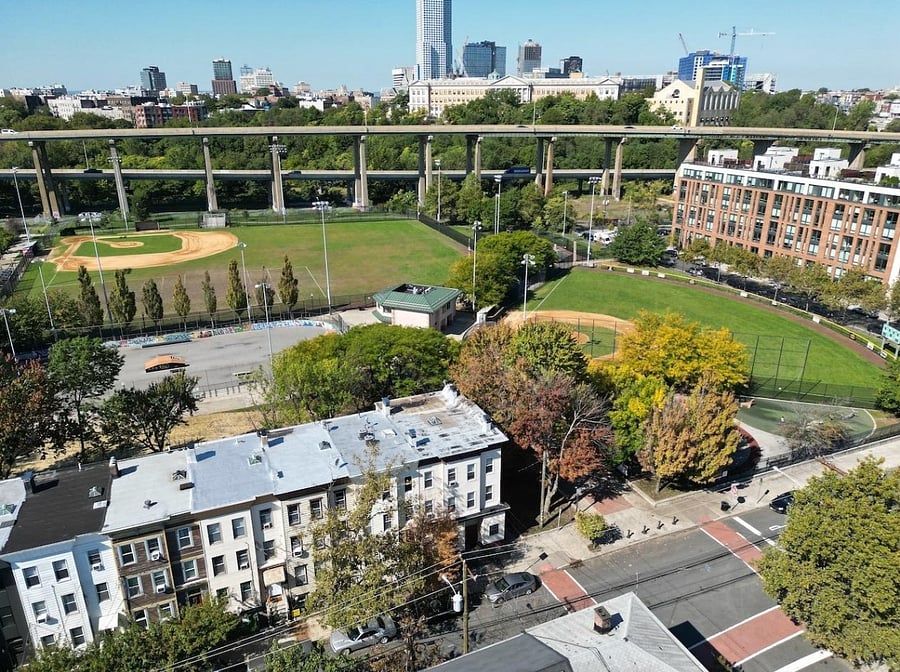 Corner property by the park