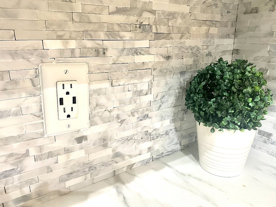 USB ports in Kitchen.
