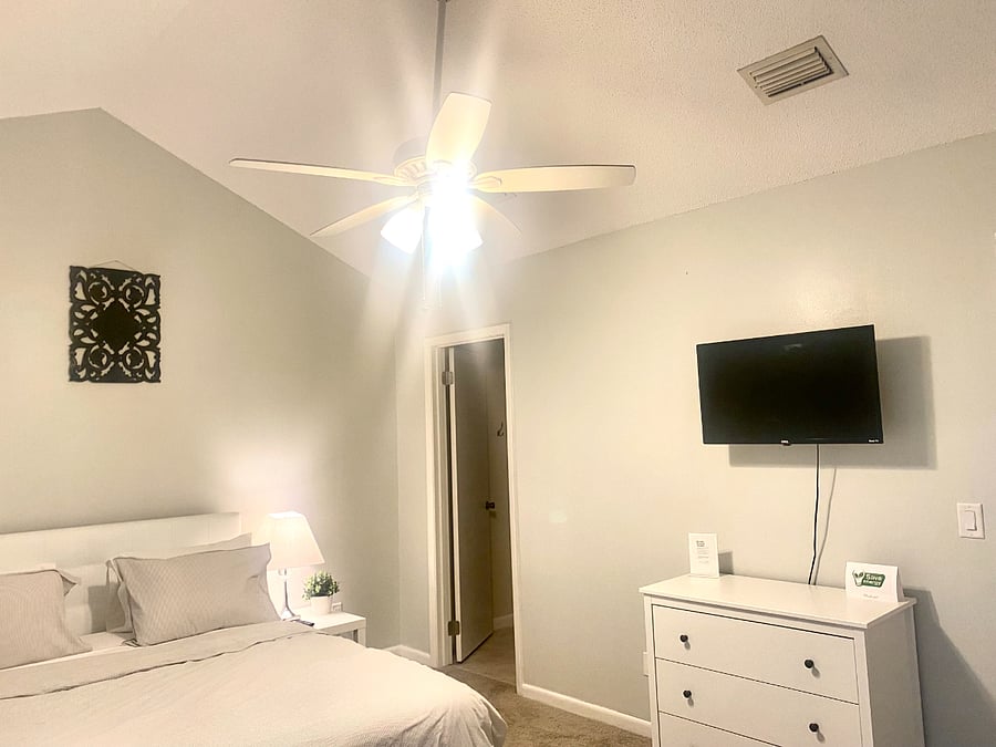 Roku Smart Tv in Master Bedroom