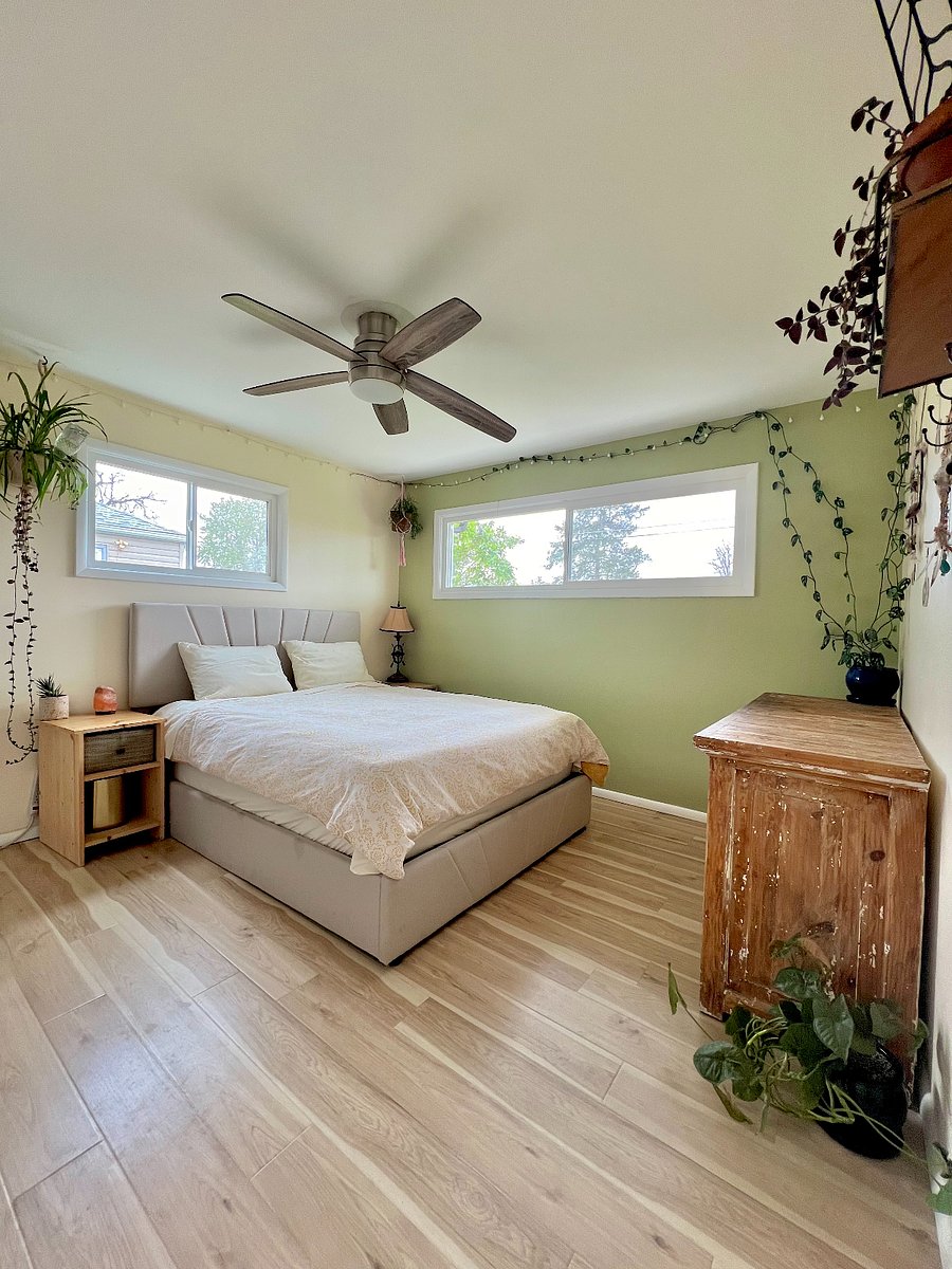 This bedroom is occupied.