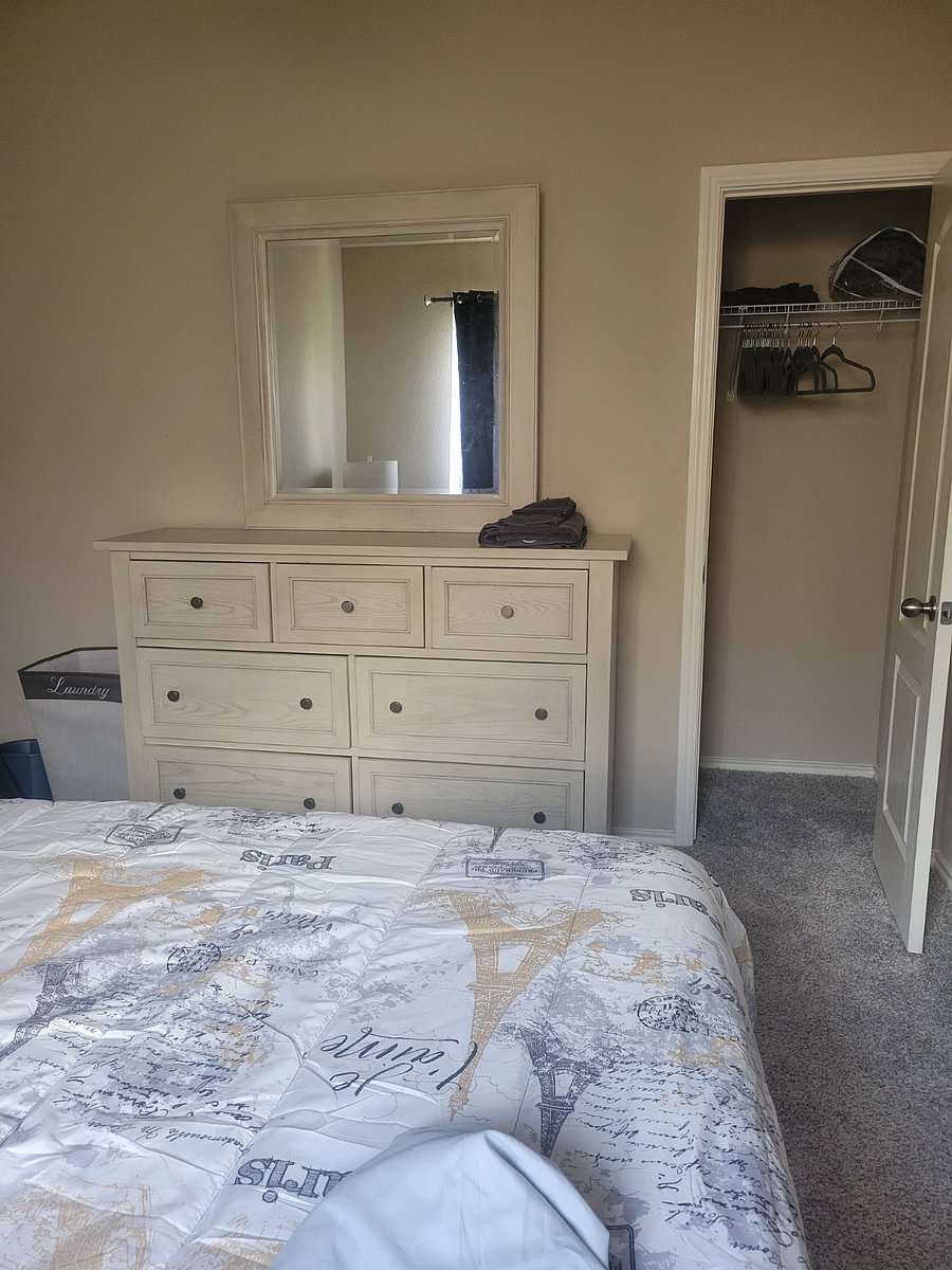 Dresser and closet in bedroom 2