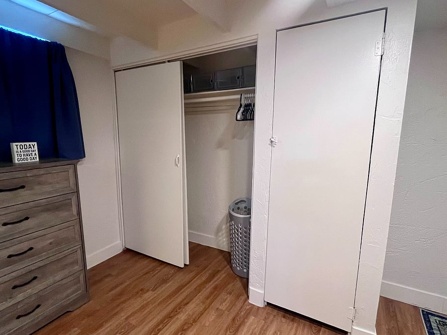 This casita offers ample closet space, perfect for organizing your belongings with ease.
