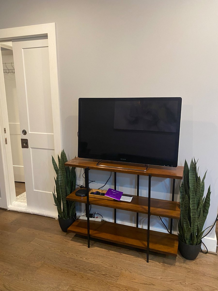 Shared Space- TV in Living Room with Roku