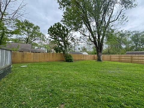 Fully fenced-in backyard!!
