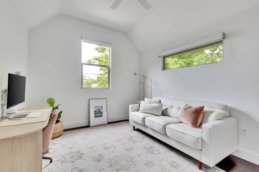 Office + Guest Room with queen sofa bed