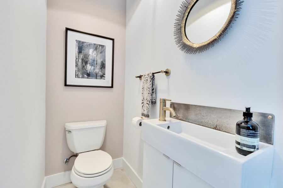 Downstairs half bath