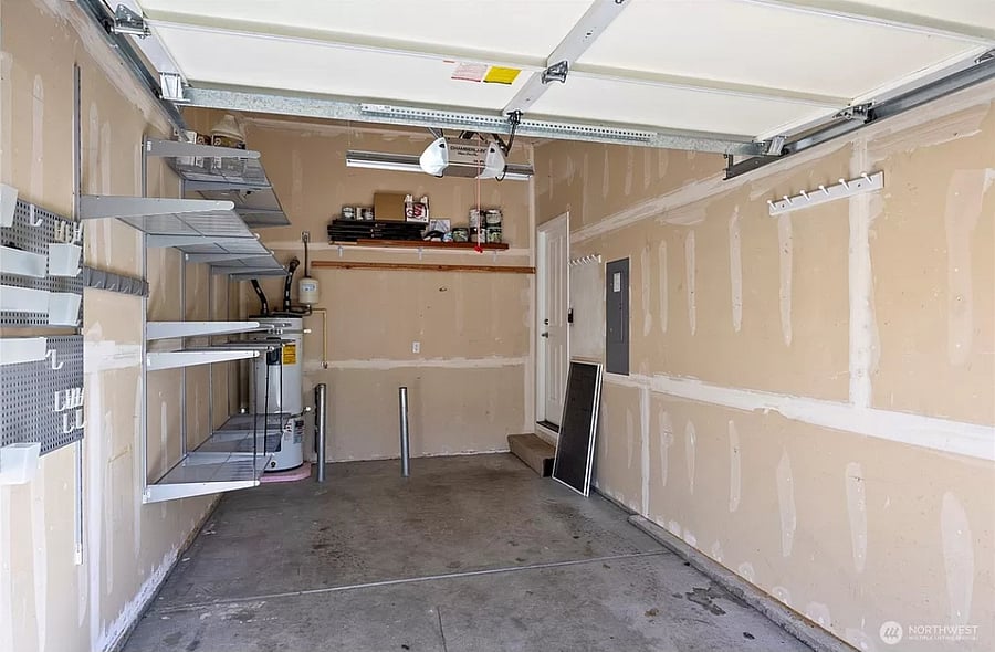 Garage with storage 
