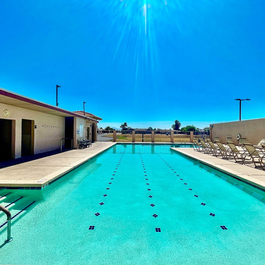 South Pool is adjacent to the Towers. Heated year round.