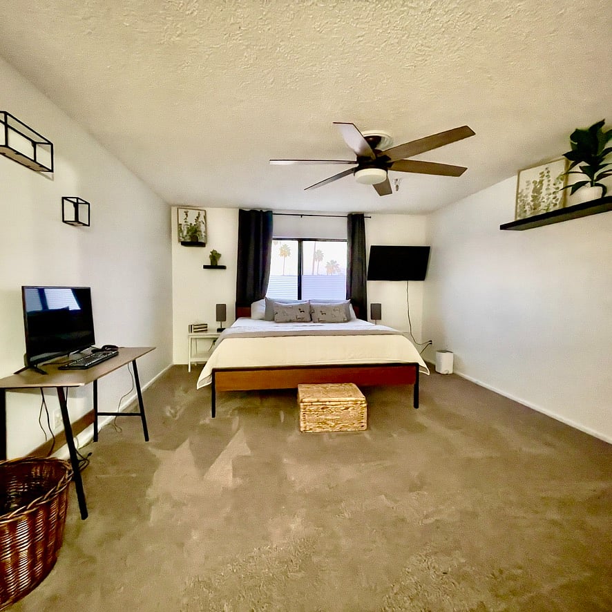 Primary Bedroom has huge walk in closet.