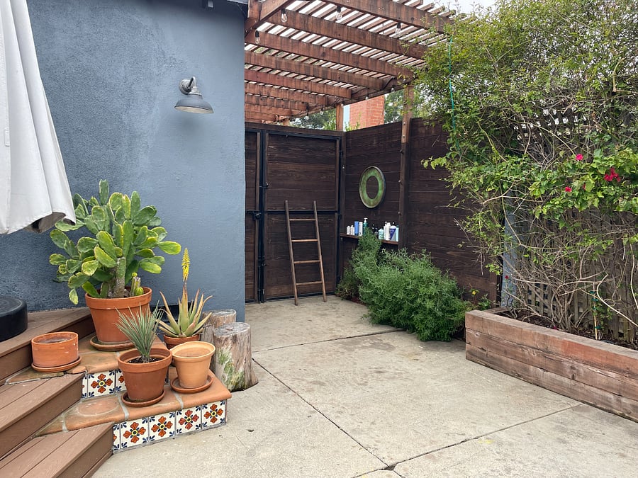 Outdoor shower
