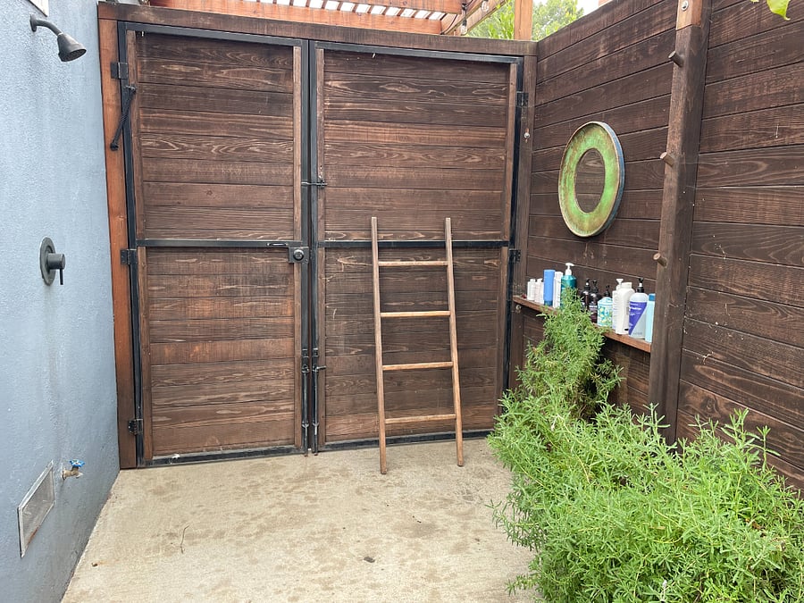 Outdoor shower