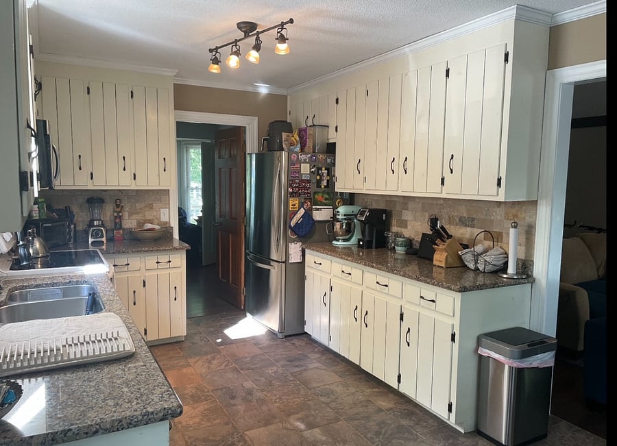 Kitchen from Side Entrance Door