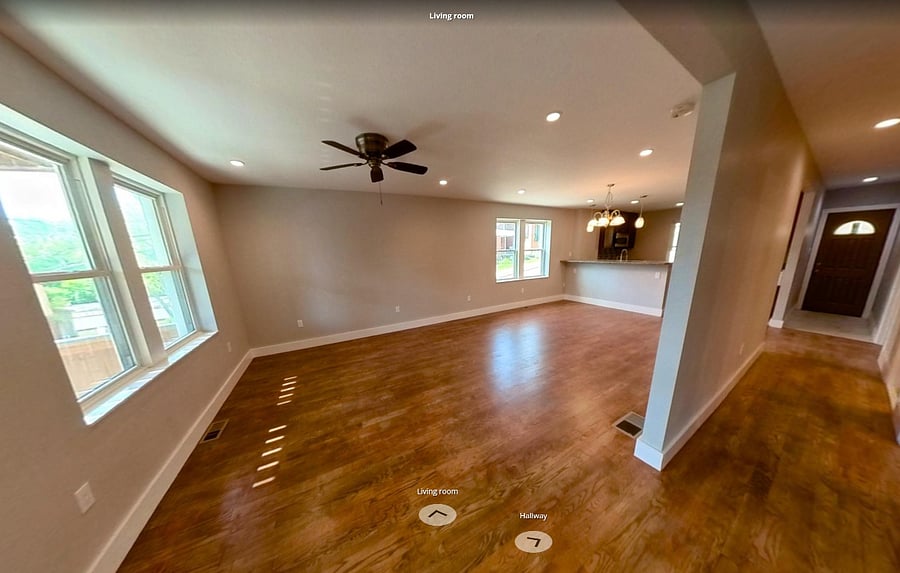 Living Room / Dining Room Shared Space for easy configurations