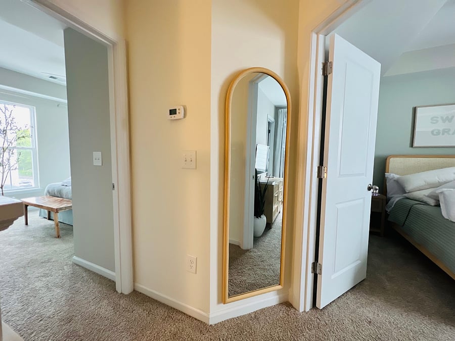 Upstairs hallway to bedrooms
