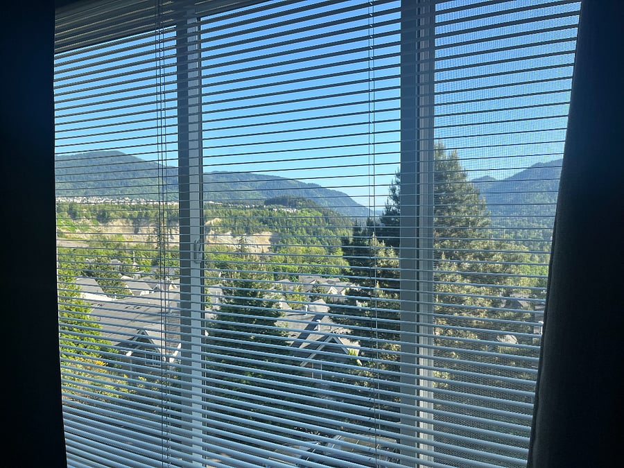 View from bedroom.