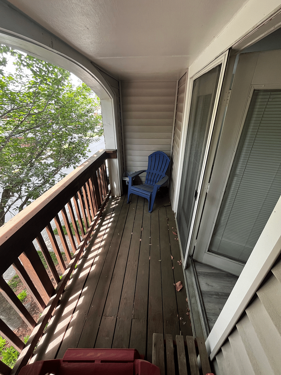 Private balcony