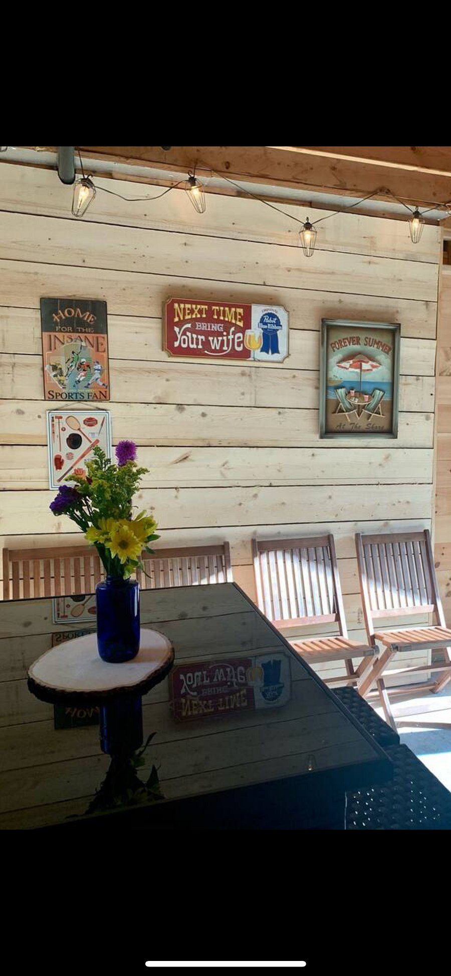 Shared space below studio