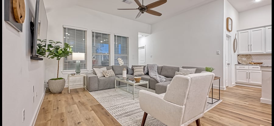 Spacious living room 