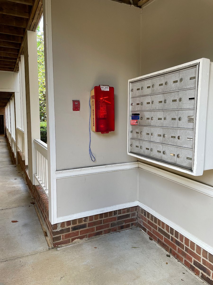 Keyed mailboxes are provided for each unit, and are located on the first floor
