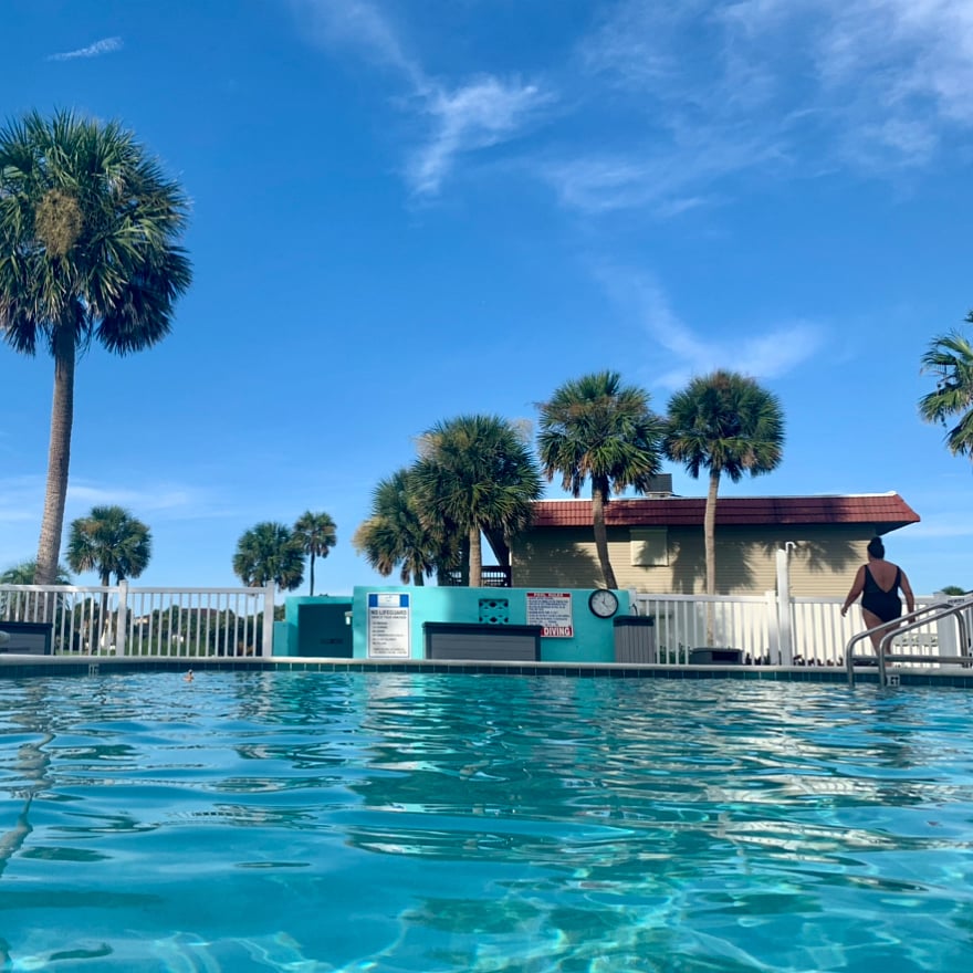 Community Pool (Steps away)