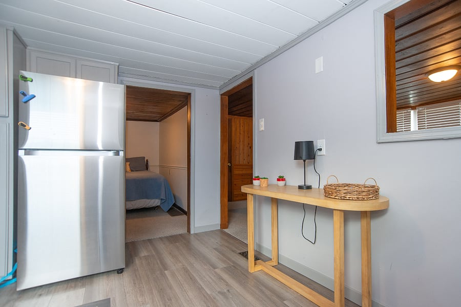 View entering Kitchen from entry door to apartment.