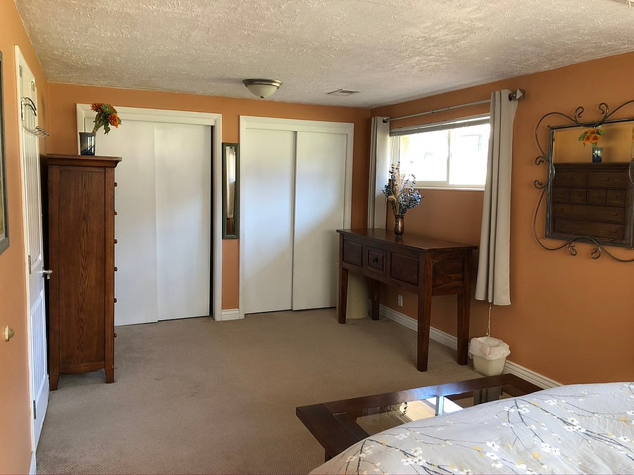 Closet and dresser