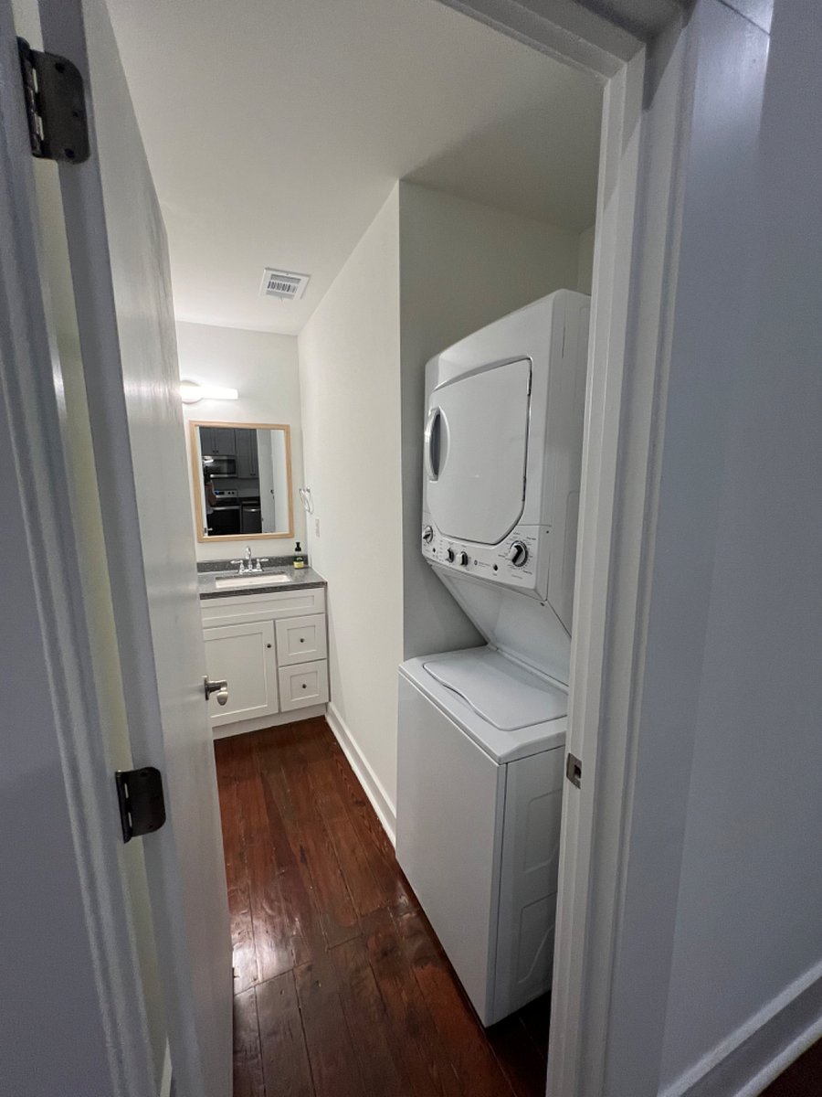 Every unit in this property has in-unit washers and dryers.