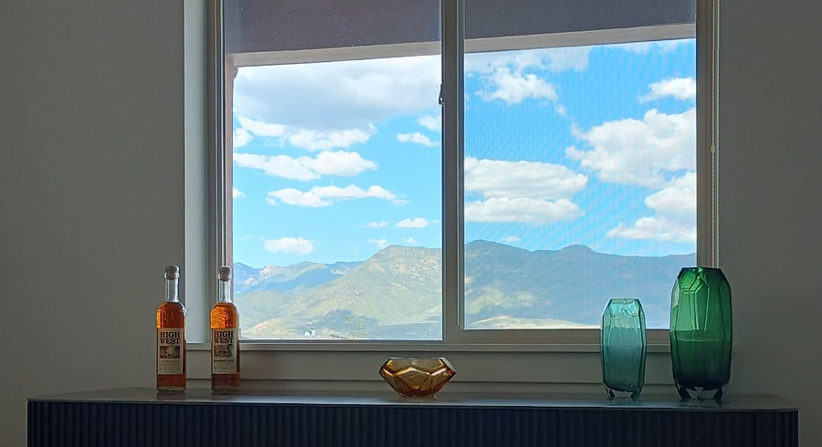 View from lounge area