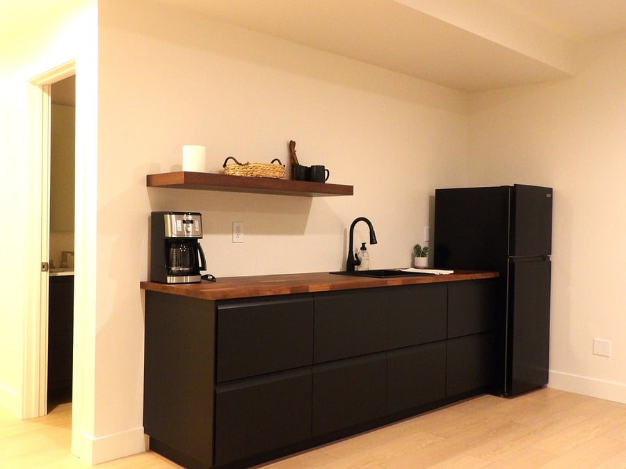 downstairs kitchenette