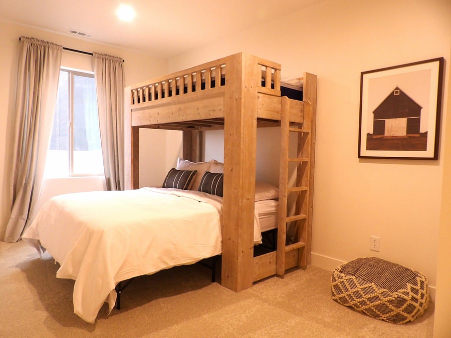 downstairs family bedroom