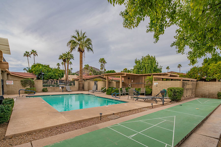 Pool, hot tub, shuffle board