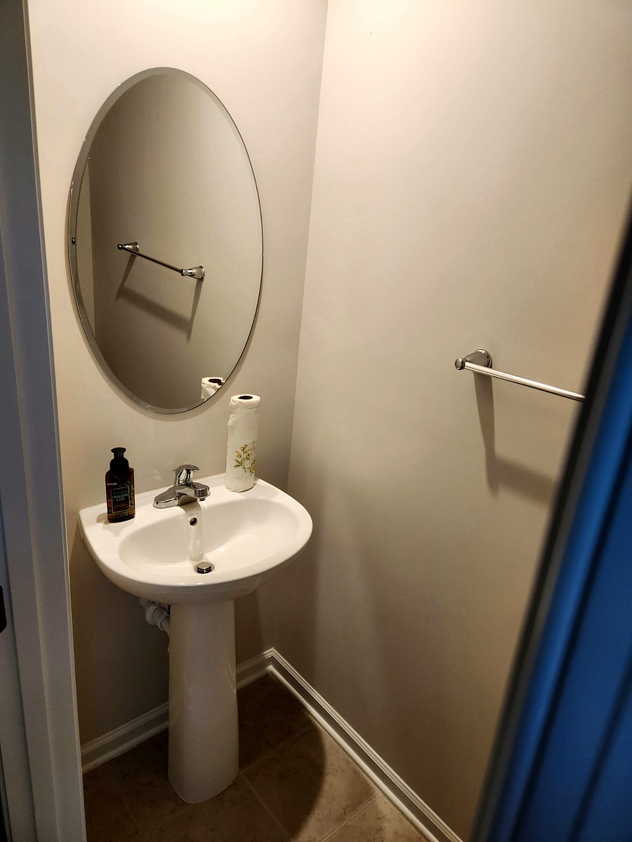 Half bath located in living room