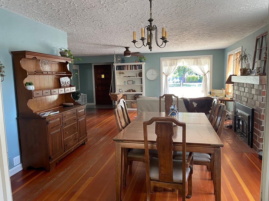 View from dining room