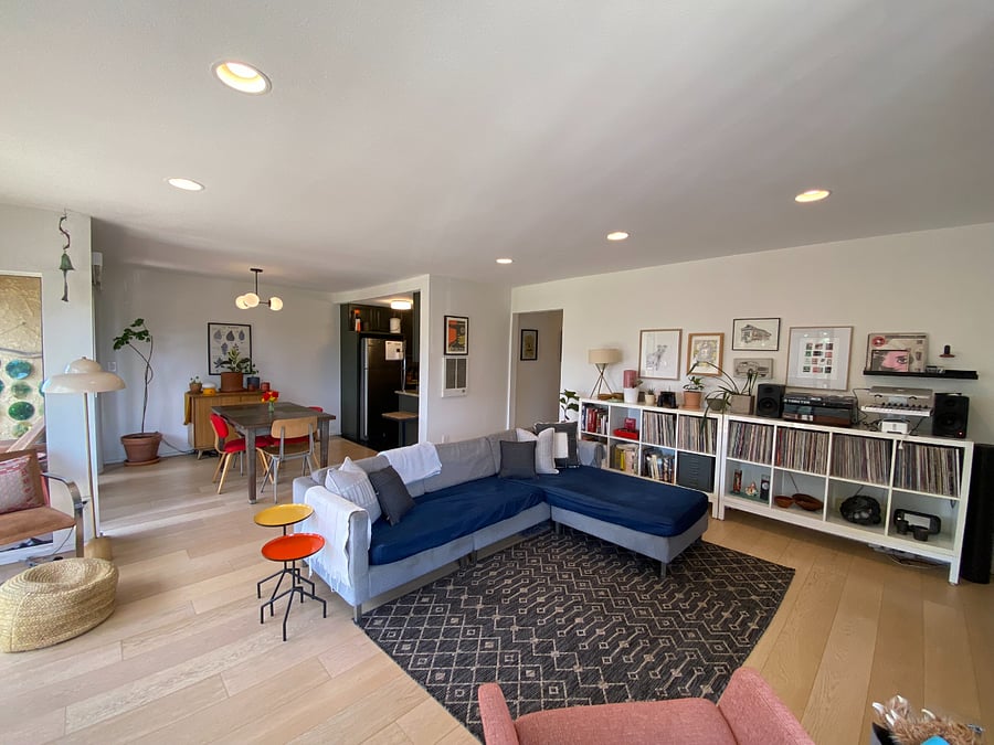 Living Room and Dining Area