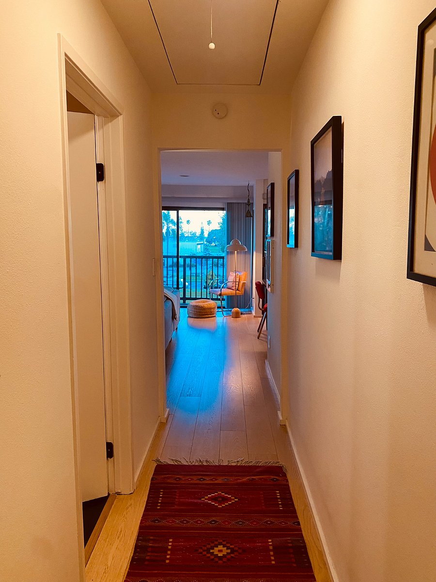 Hall with Second Bath on the left