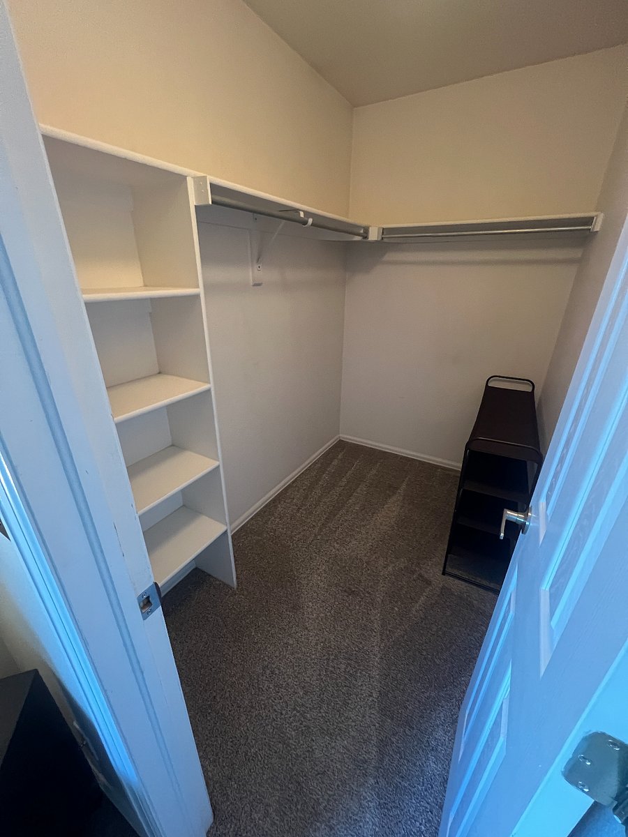 Primary closet