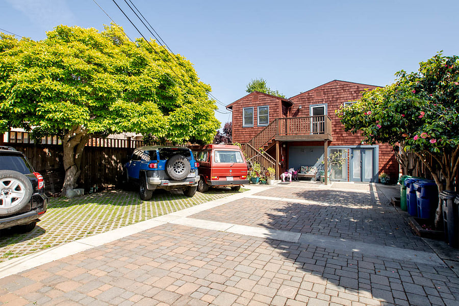 We have one off-street parking spot available.