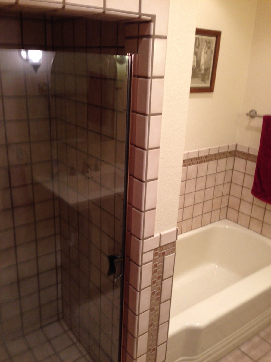 Your bathroom has a separate bathtub and shower. This is the main house bathroom and might have occasional guest use. I rarely have guests and most of my friends use the 1/2 bath, but it might get used occasionally. 