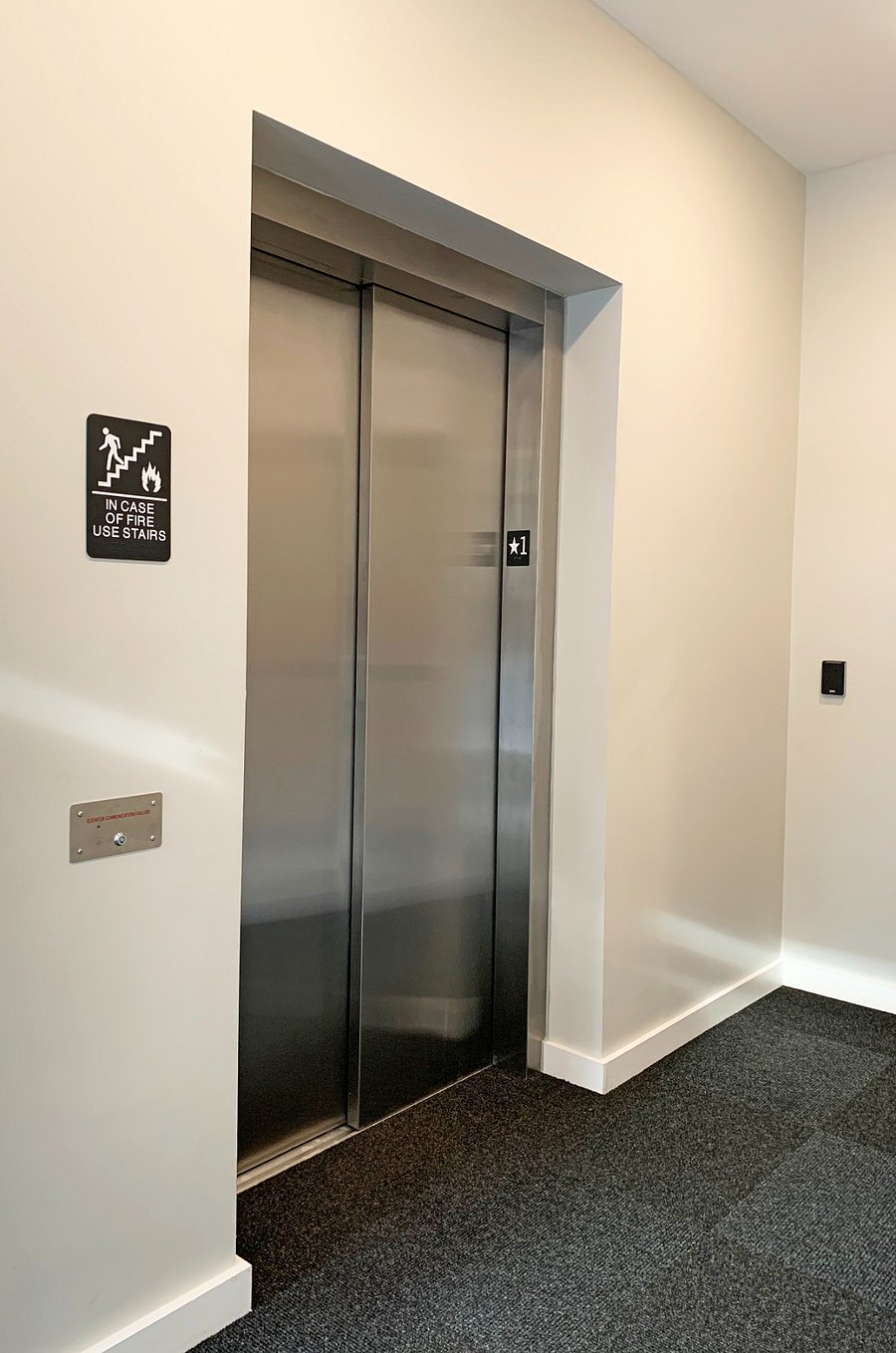 Elevator to third floor