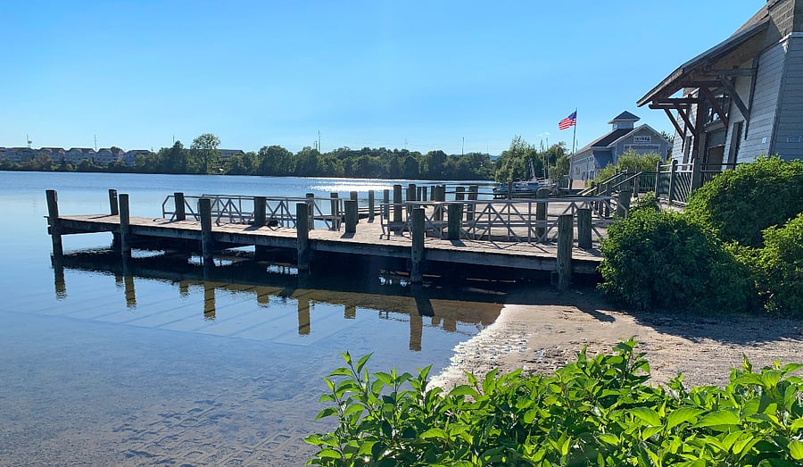 Hull Park boat launch on Boardman Lake.