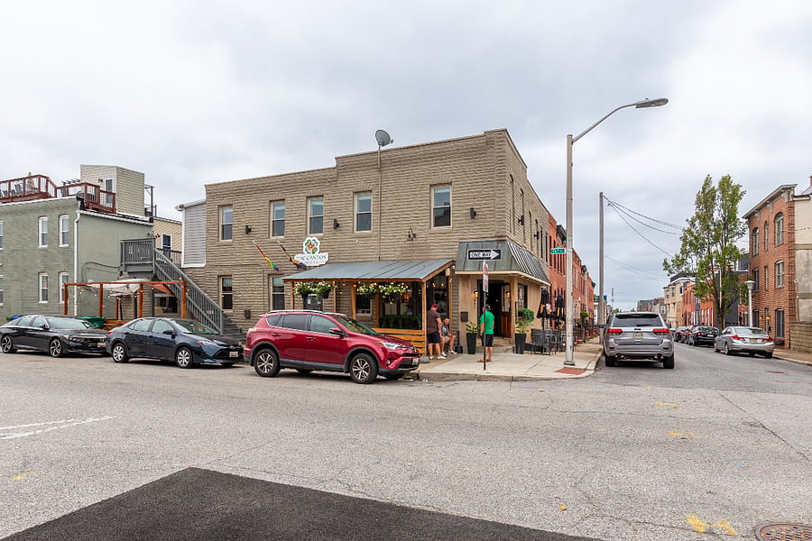Canton Local Pub- end of the block.  