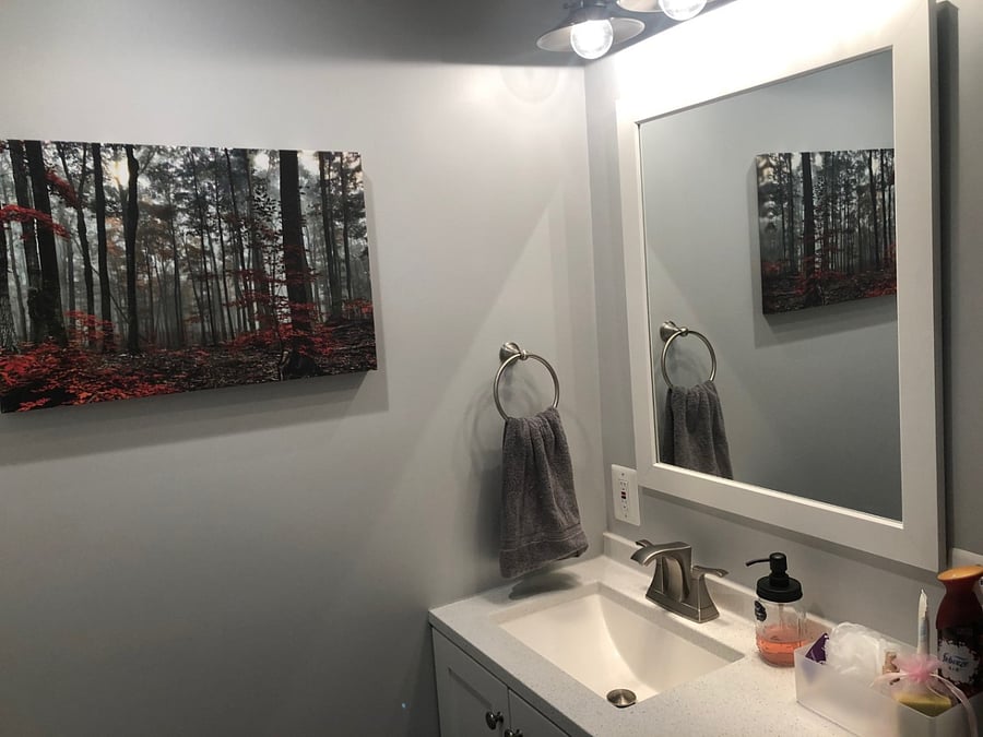 Full size vanity