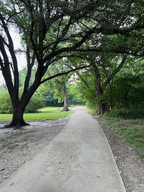 Much of the immediate trails are shaded by mature trees (much needed in the hot summer months here).