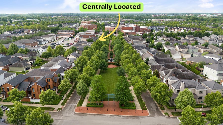 A perfectly manicured park space made for relaxation or stretching your legs