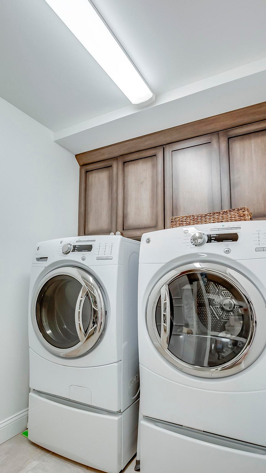 Added convenience with height from under appliance drawers.