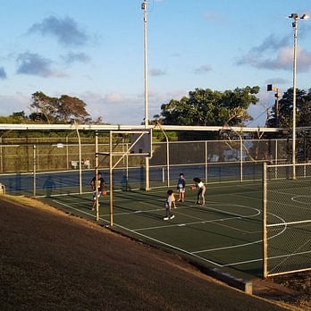 Park includes courts