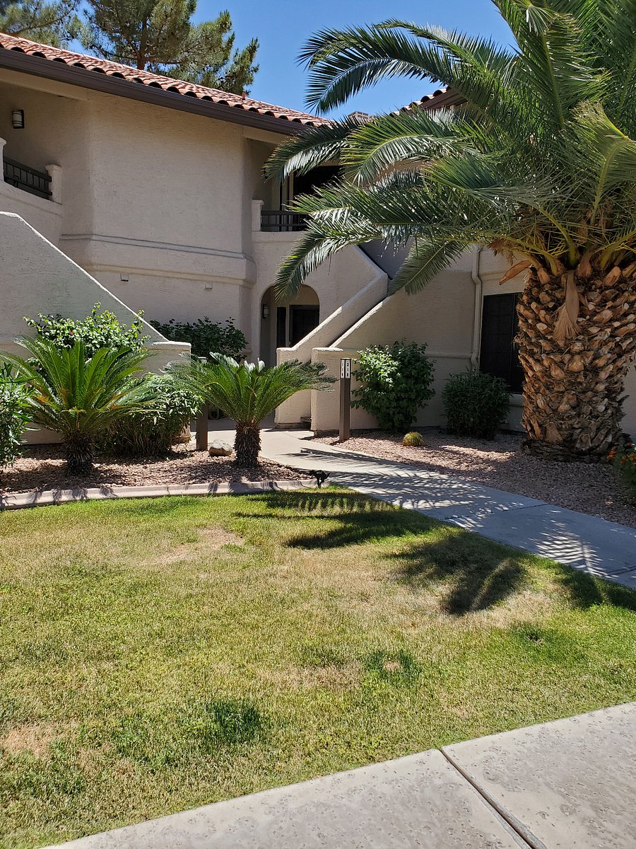 Unit is lower level on the right side
